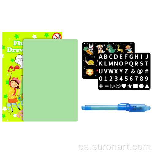 Niños Magic Light Up Tablero de dibujo Glow Pad